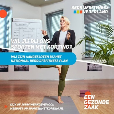 Yoga in Zoetermeer met korting via Bedrijfsfitness Nederland